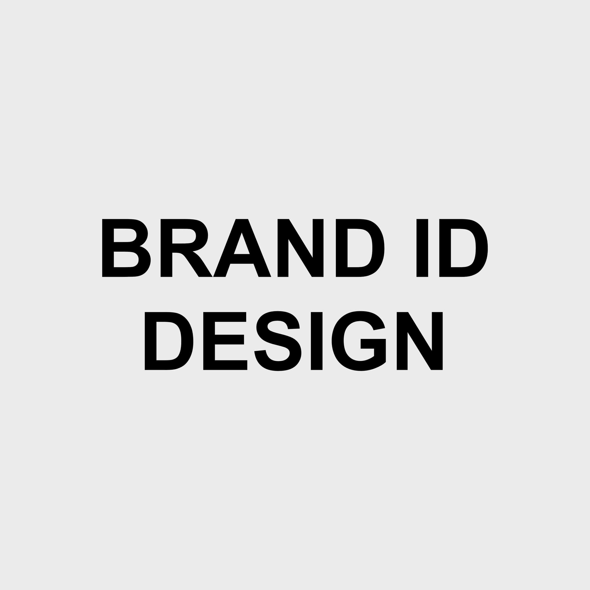 Brand identity design
