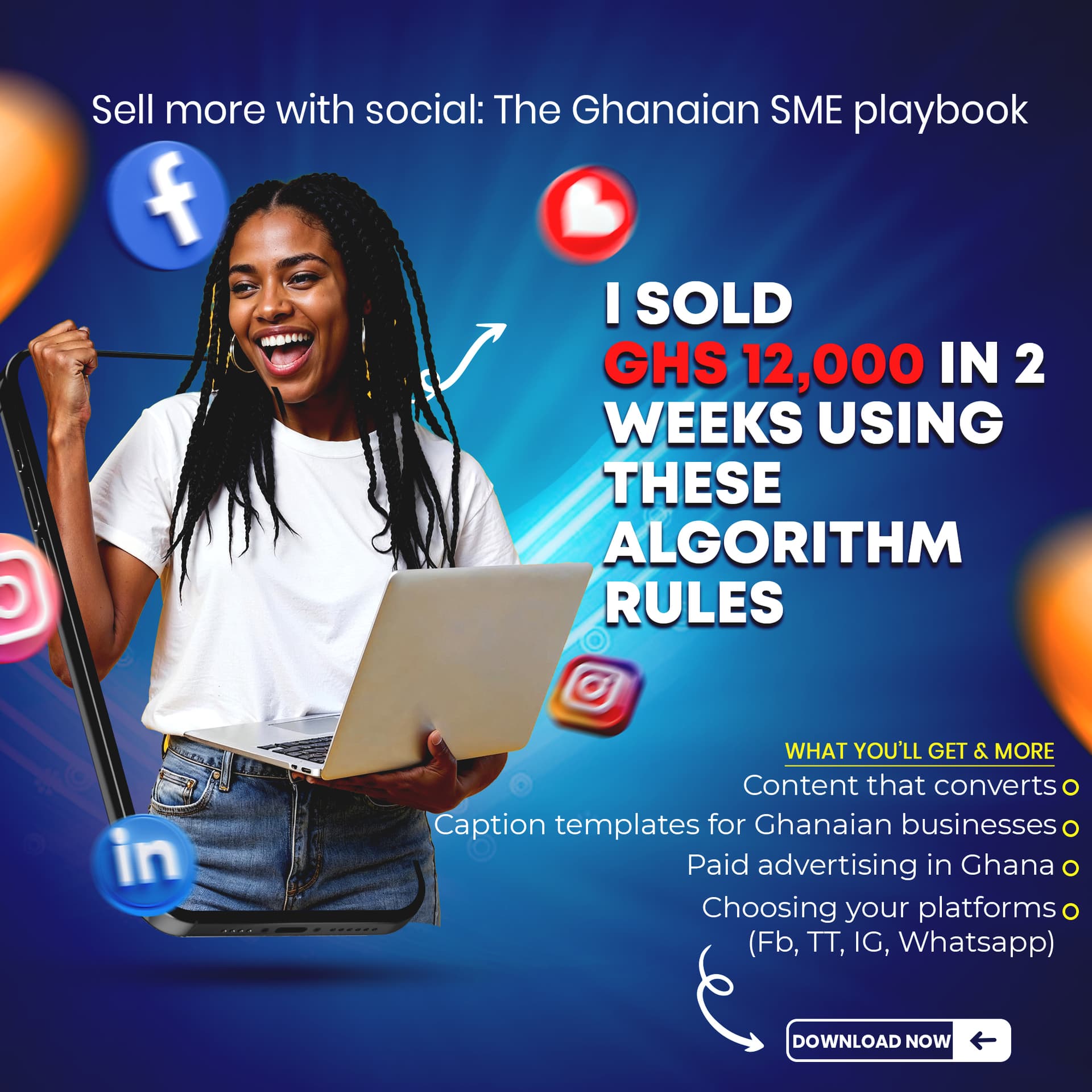 I sold GHS 12,000 in 2 weeks using these algorithm rules