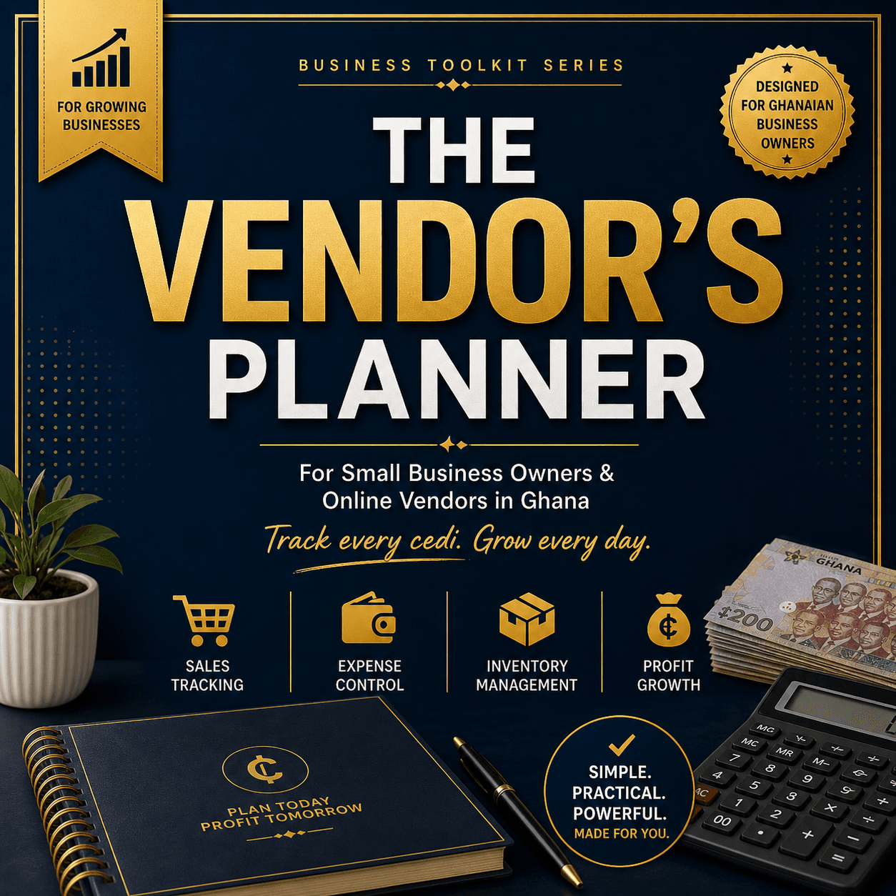 The Vendor's Planner — Small Business & Online Vendor Edition