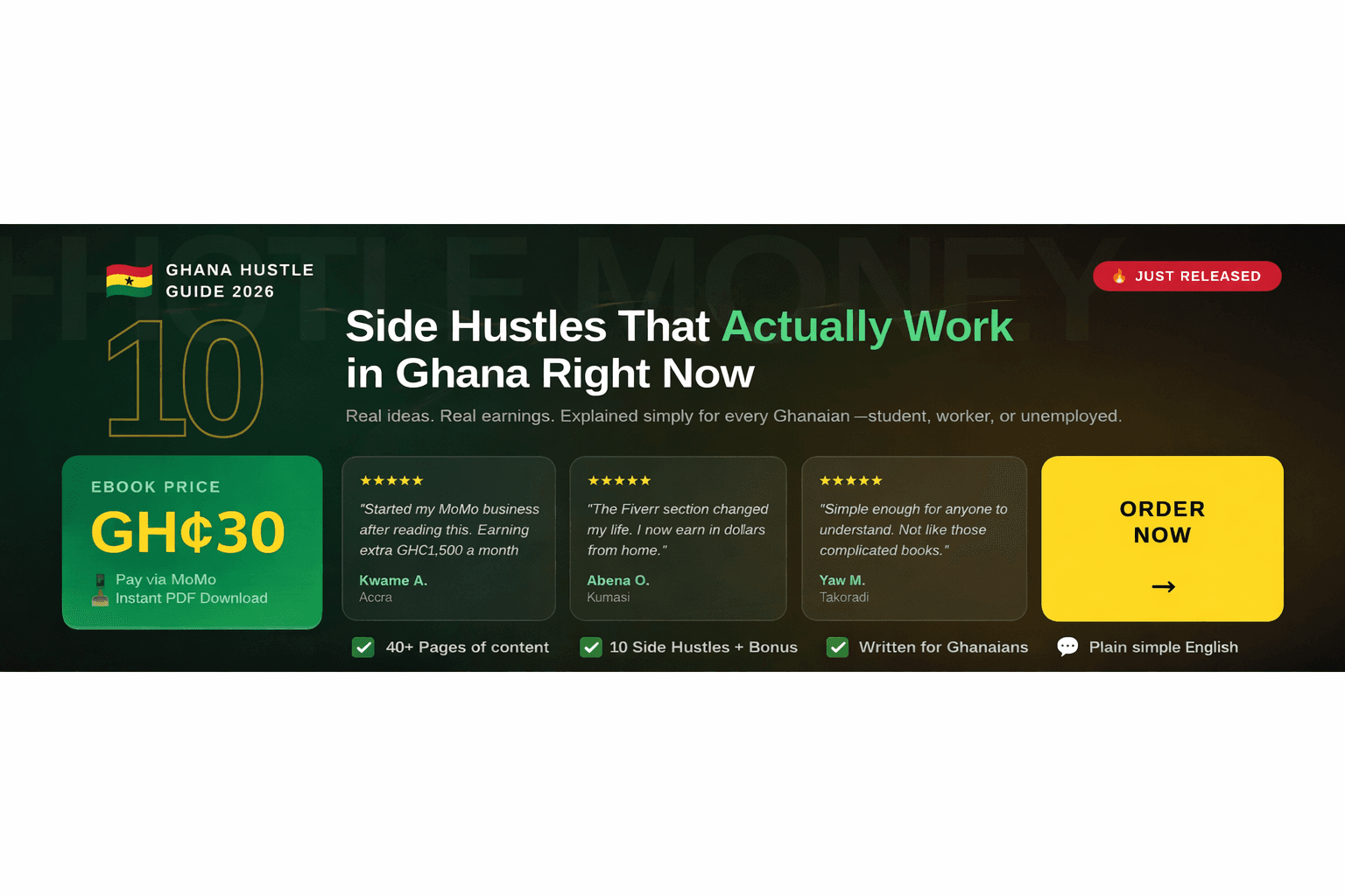 Side Hustles that can make you 500 cedis to 5000 cedis plus in Ghana