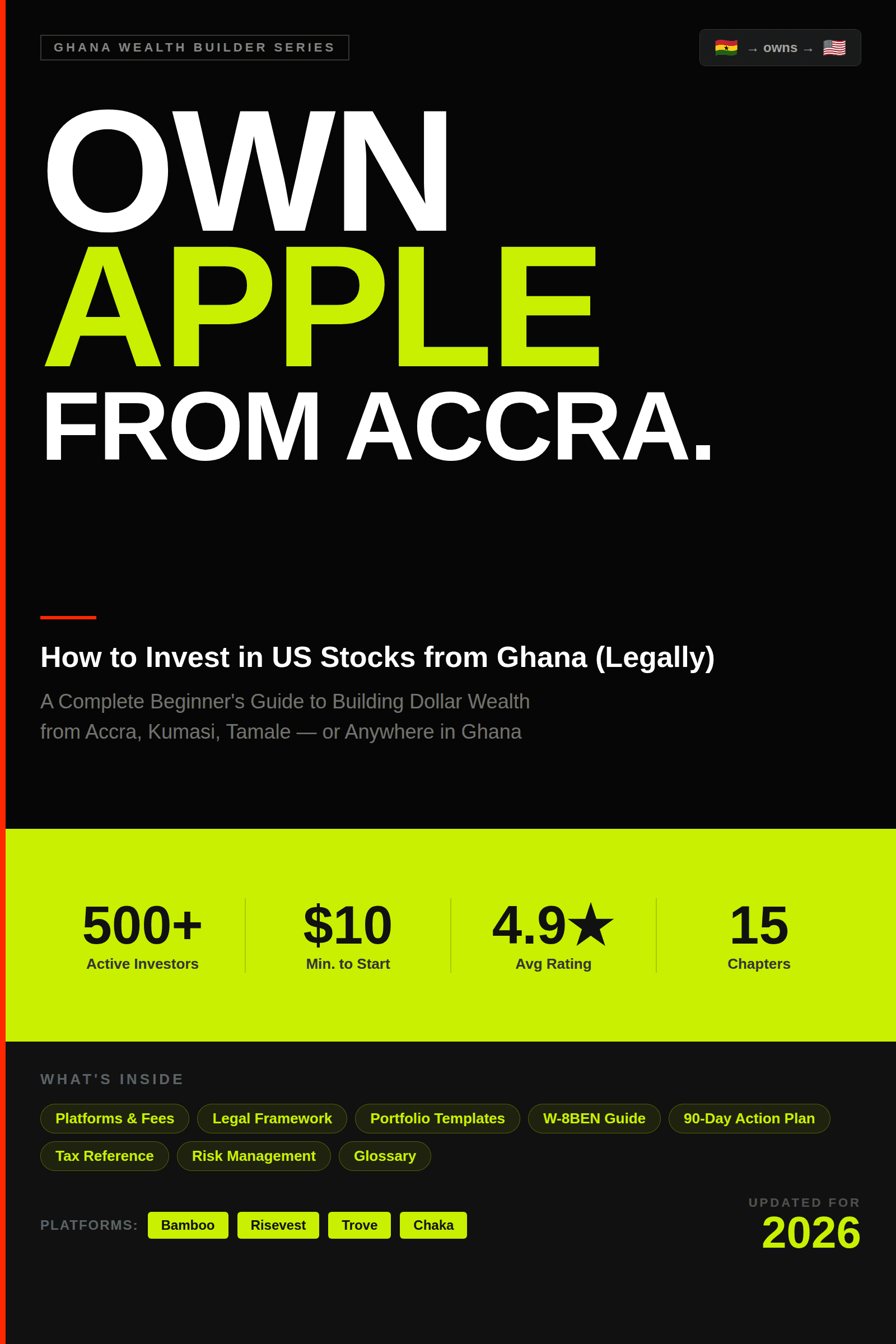 Own Apple from Accra: The Complete Ghanaian Guide to Building Dollar Wealth in US Stocks