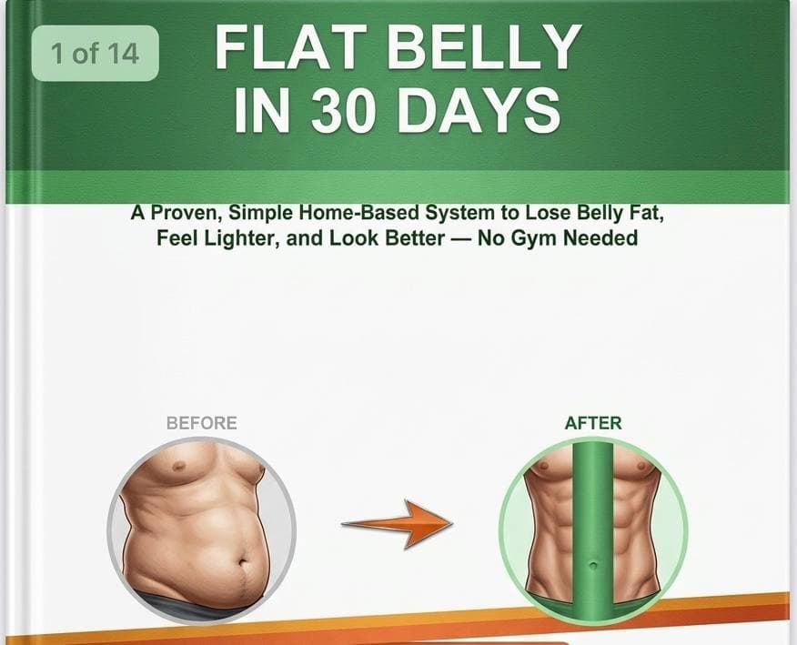 The Simple Home-Based System to Lose Belly Fat, Feel Lighter, and Look Better — No Gym Needed