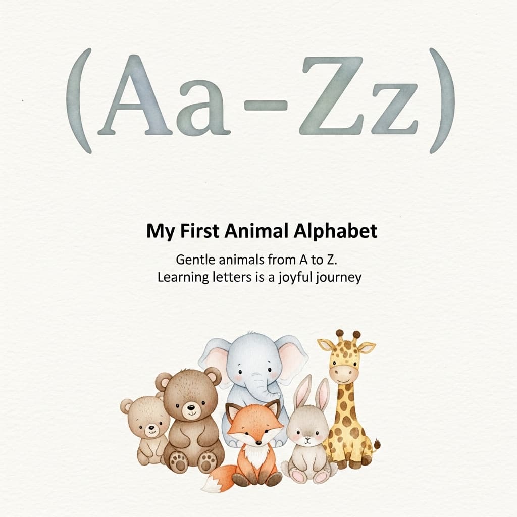 Whispering Letters: A Gentle A–Z Animal Alphabet Book for Little Learners