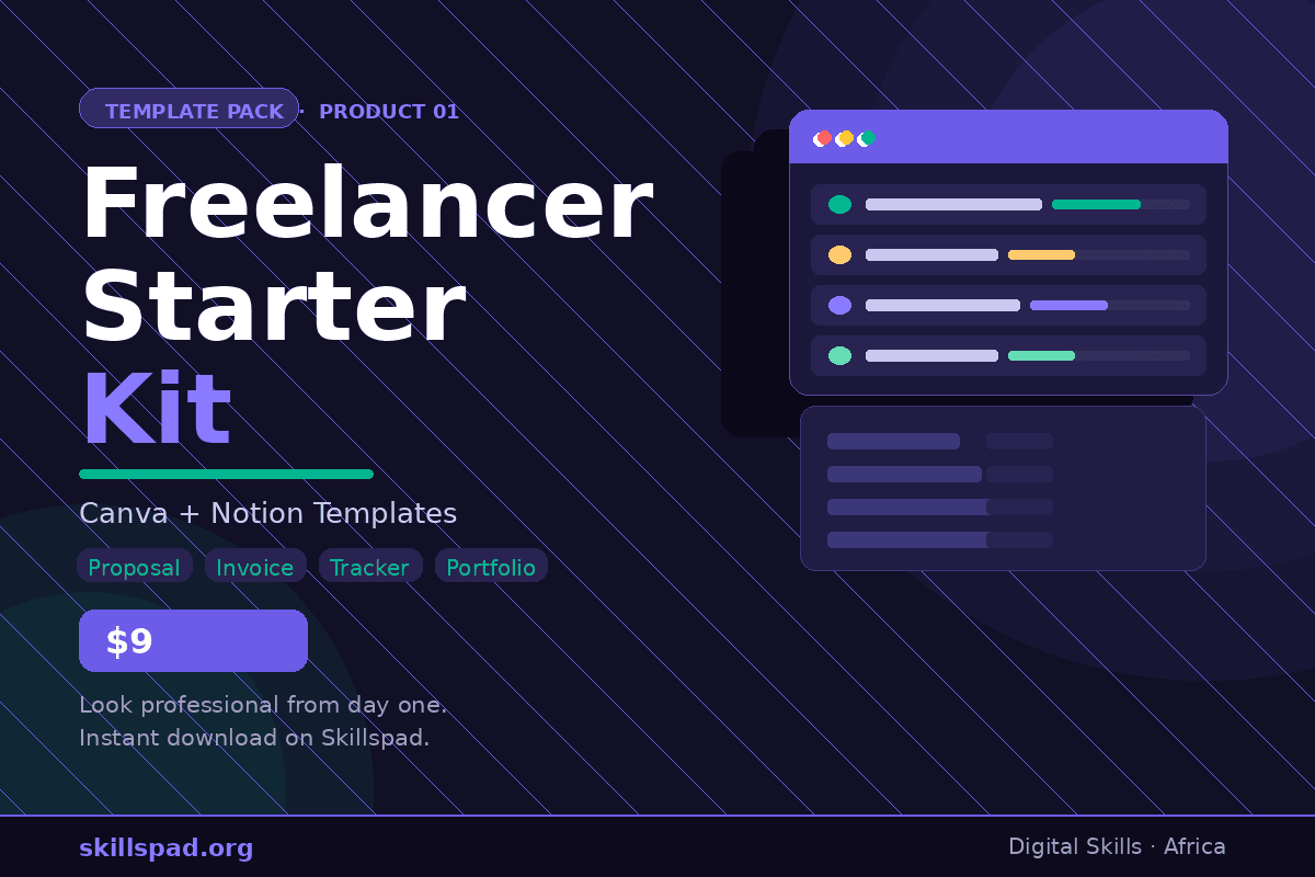 Freelancer Starter Kit ( With Canva and Notion Templates)