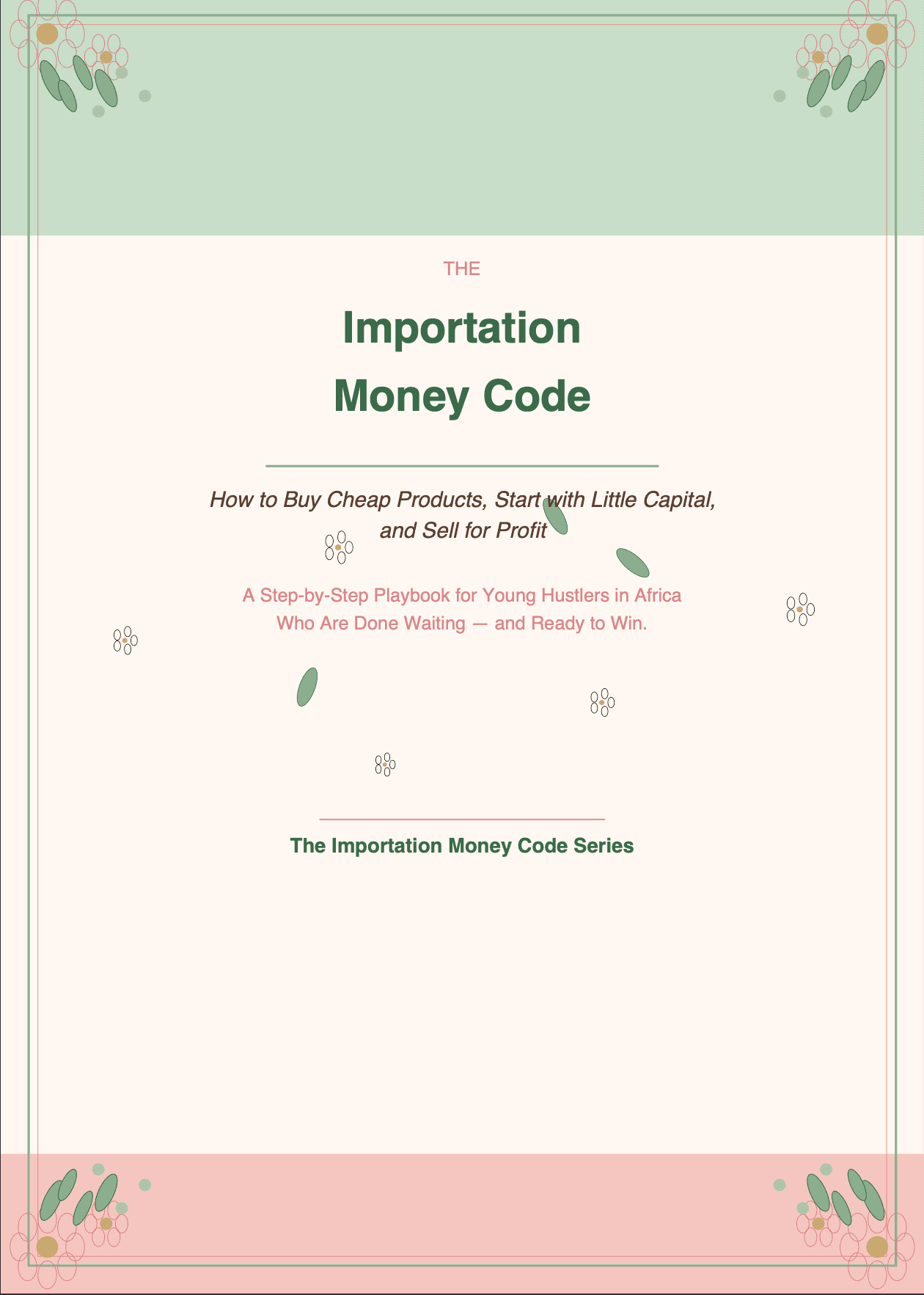 Importation Money Code