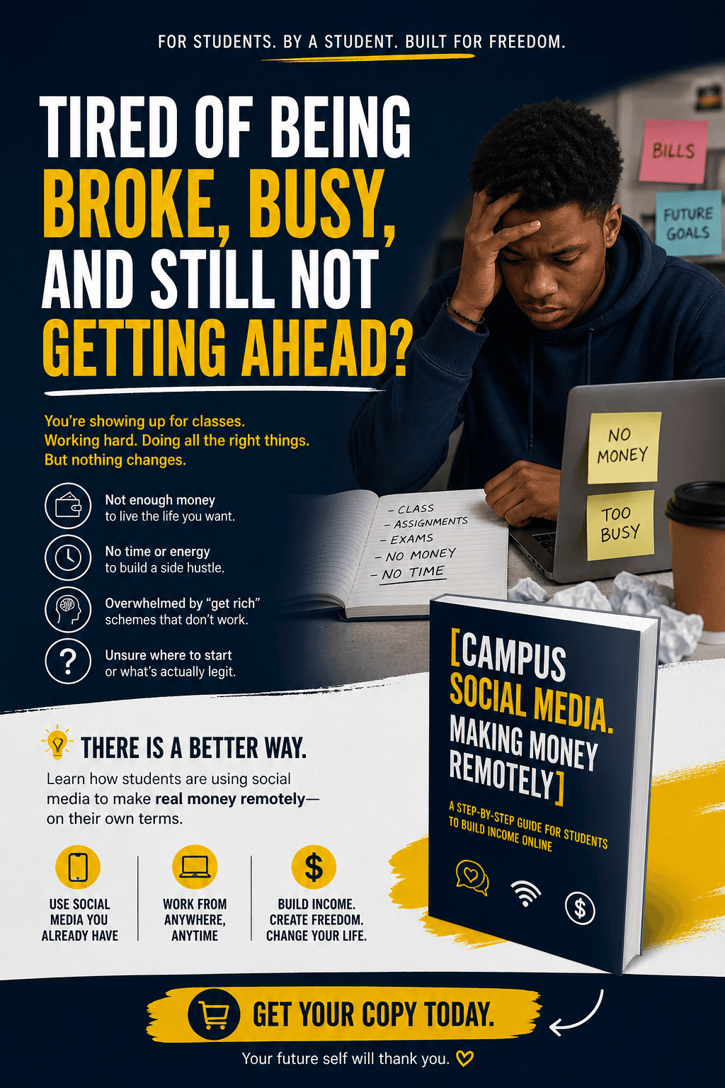Campus Social Media: Making Money Remotely