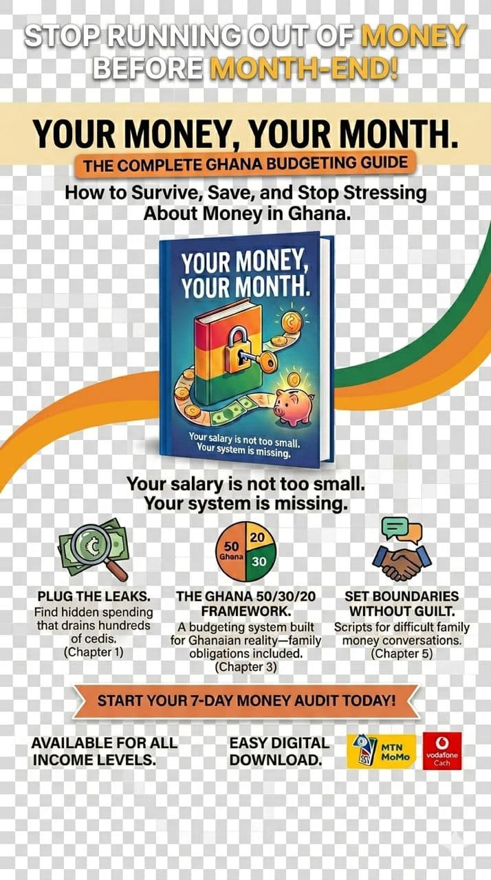 YOUR MONEY, YOUR MONTH: The Complete Ghana Budgeting Guide VOL 1