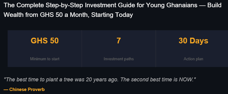 Make Your Money Work While You Sleep – Beginner's Investment Guide for Young Ghanaians