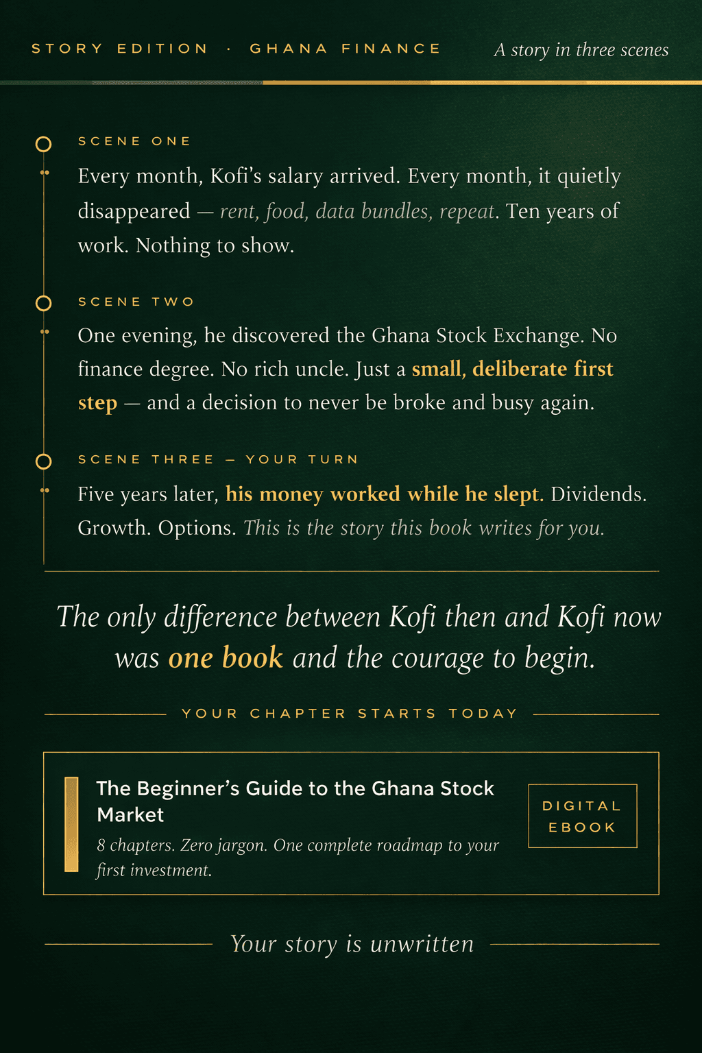 THE BEGINNER'S GUIDE TO THE GHANA STOCK MARKET