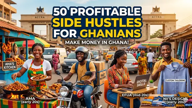50 Profitable Side Hustles for Ghanaians