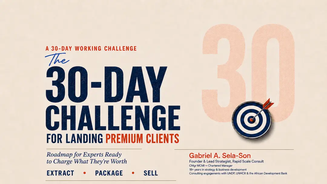 THE 30-DAY CHALLENGE FOR LANDING PREMIUM CLIENTS
