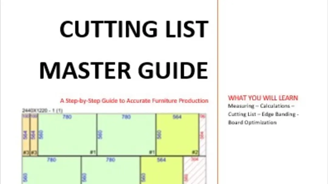 How To Prepare Cutting List For Furniture