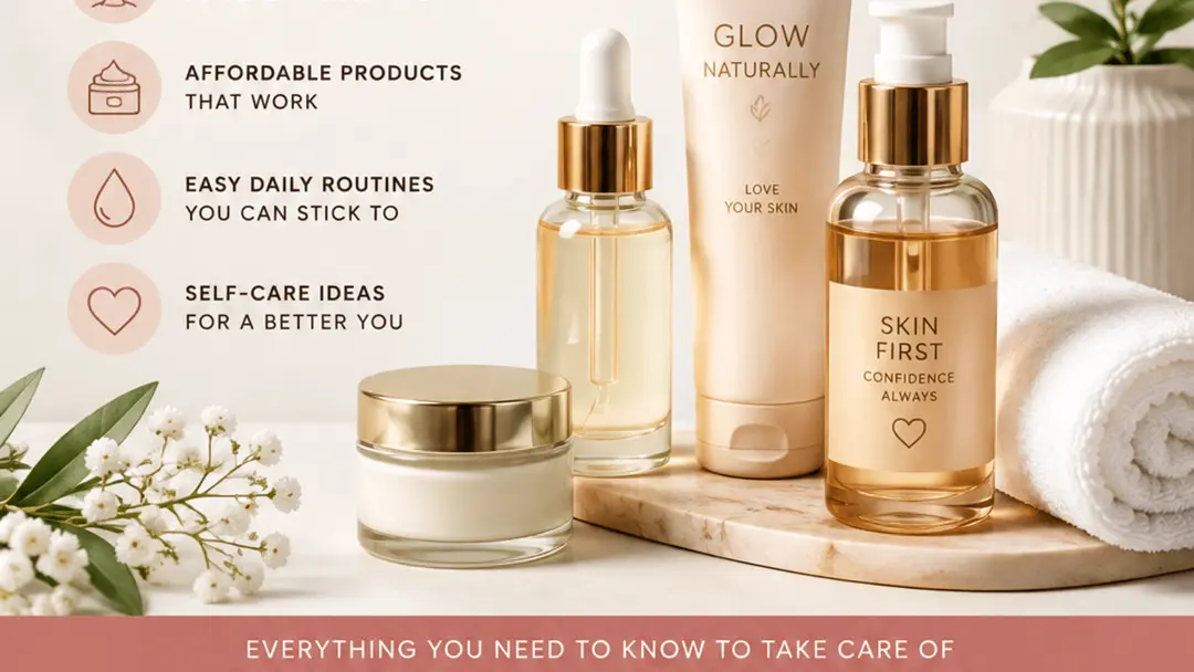 Affordable skincare and self care guide