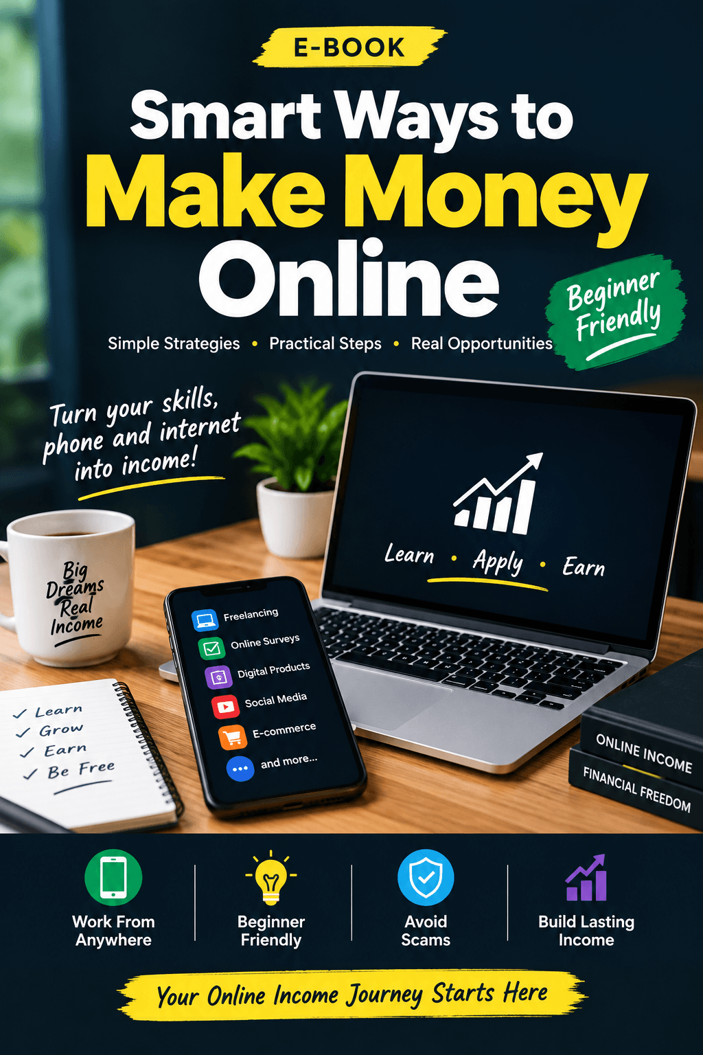 “How to Make Money Online as a Beginner”