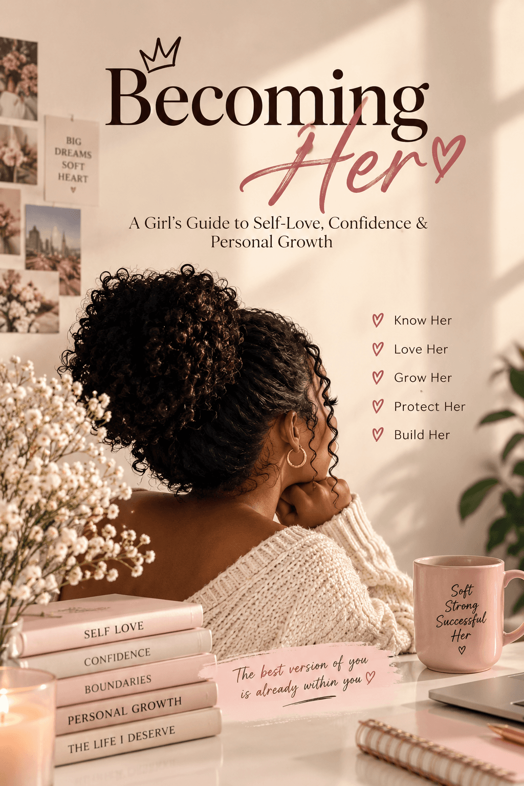 Becoming Her: A Girl’s Guide to Self-Love, Confidence & Personal Growth