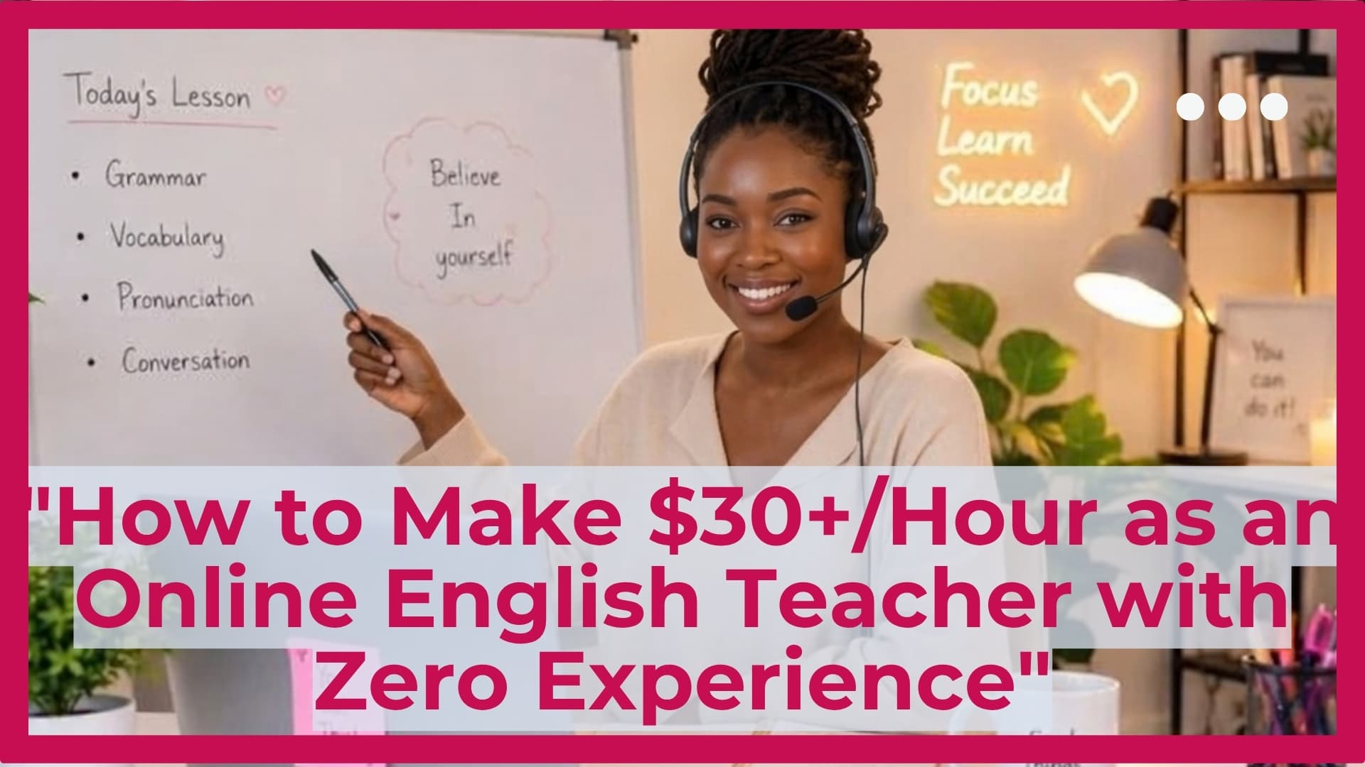 "How to Make $30+/Hour as an Online English Teacher with Zero Experience"